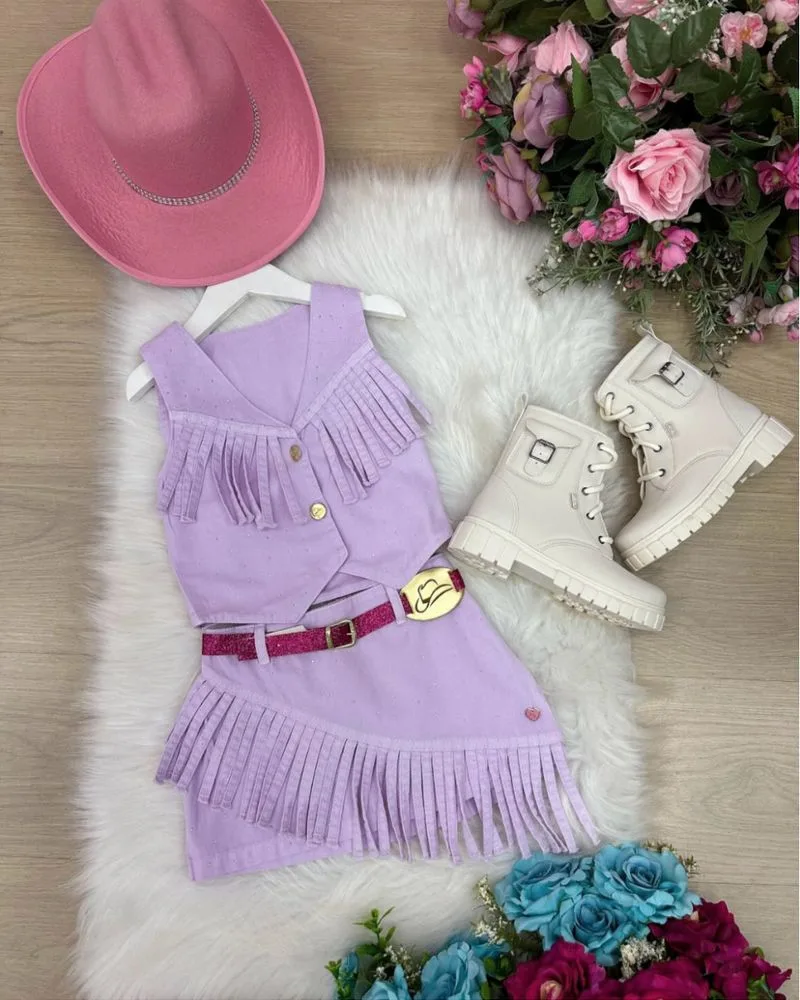 Conjunto Boiadeira Lilás